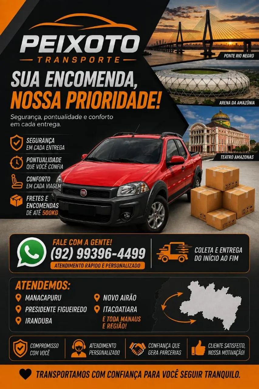 Frete em Manaus 