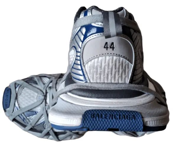 Tênis Balenciaga 3XL 'Extreme Lace' Branco e Azul - Calçados