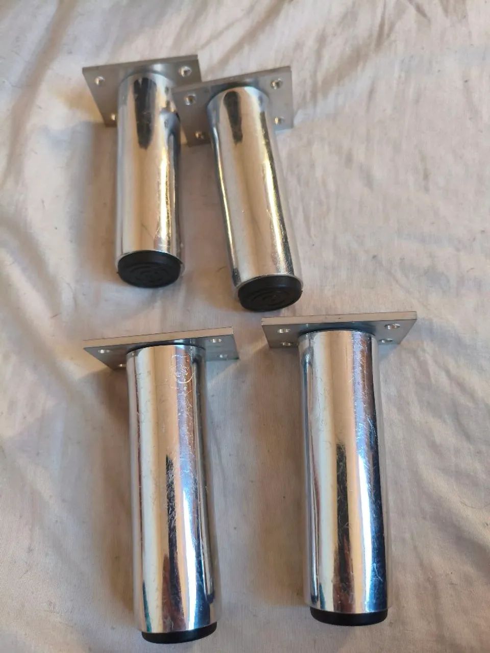 Pés redondo tubular de alumínio 