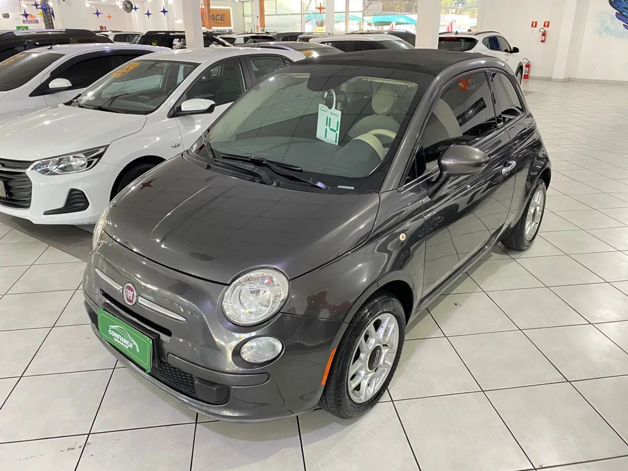 Fiat 500 Cabrio Dualogic Flex 1.4 8V 2014 - Foto 5