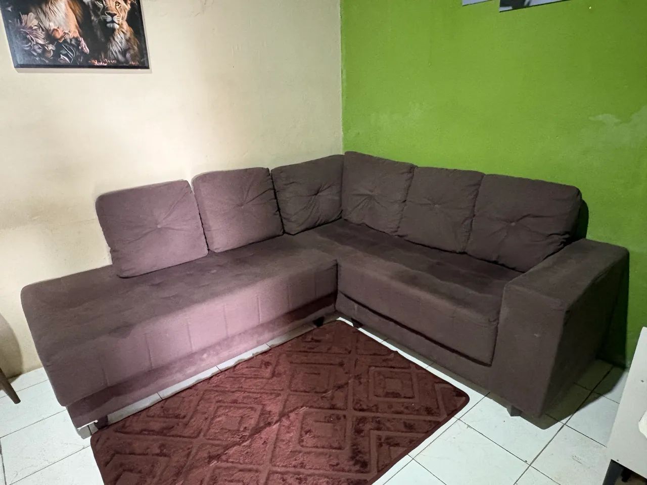 Sofá de canto, 5 lugares - Foto 2