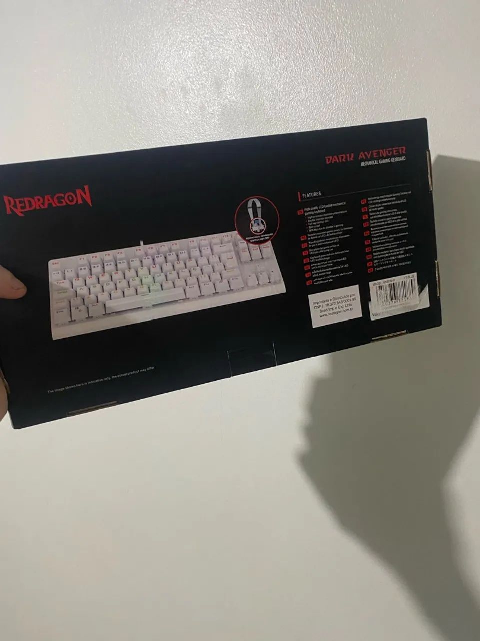 Teclado mecanico Redragon Dark avenger white - Foto 3