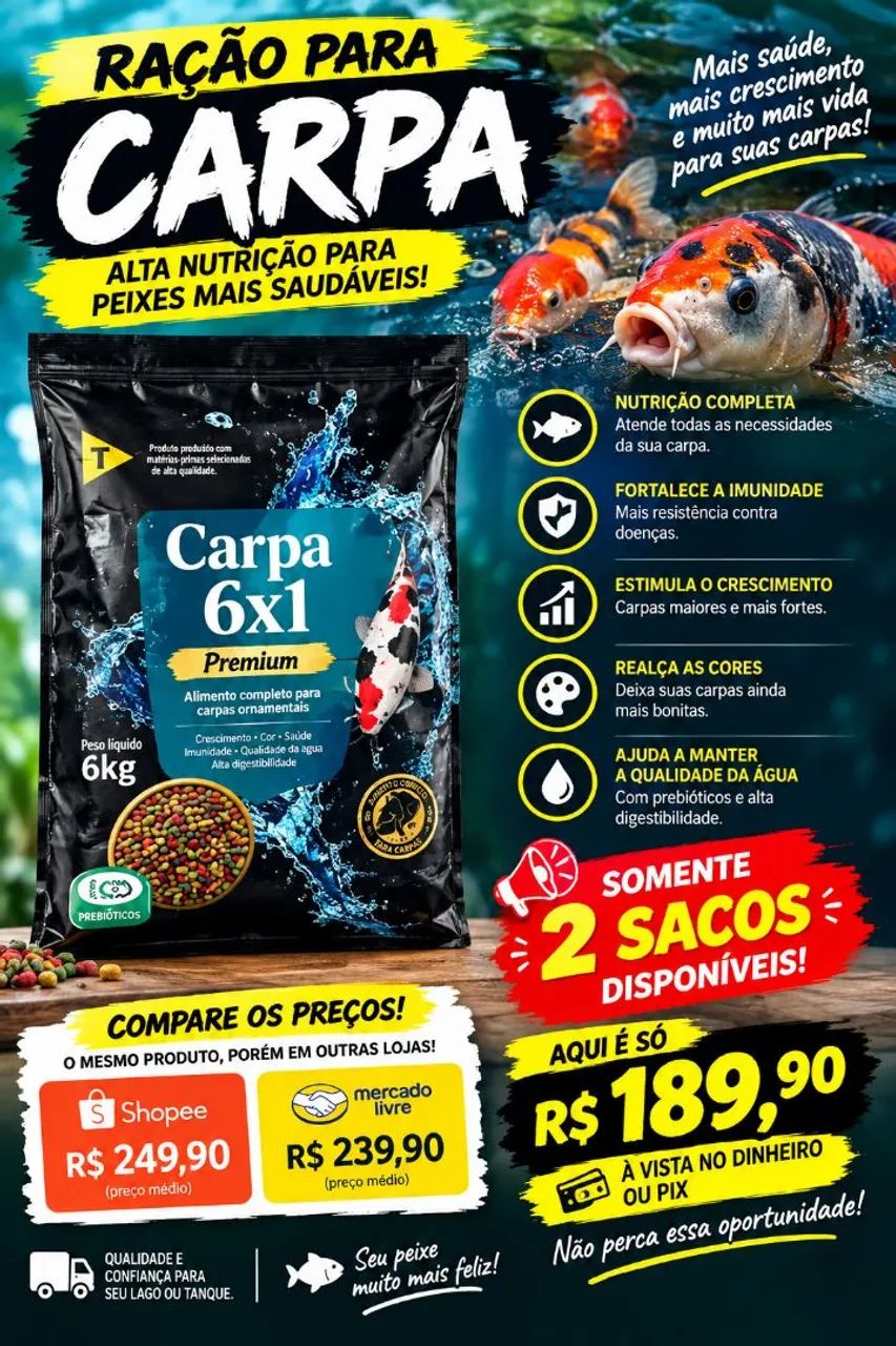 Ração para Carpas 