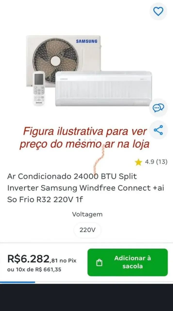 Ar split 24milbtu. Samsung  - Foto 3