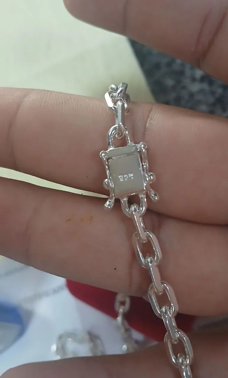 Corrente de prata 925.   5.5mm 42 gramas - Foto 2