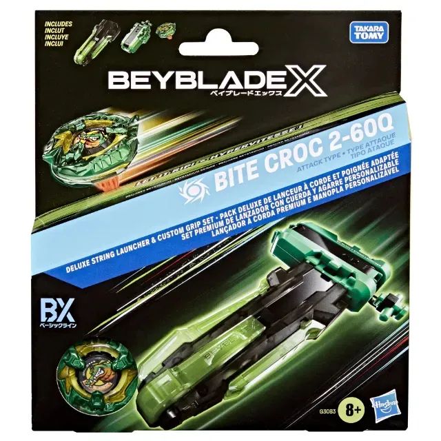Beyblade X Bite Croc 2-60Q Deluxe Launcher Set - Foto 2