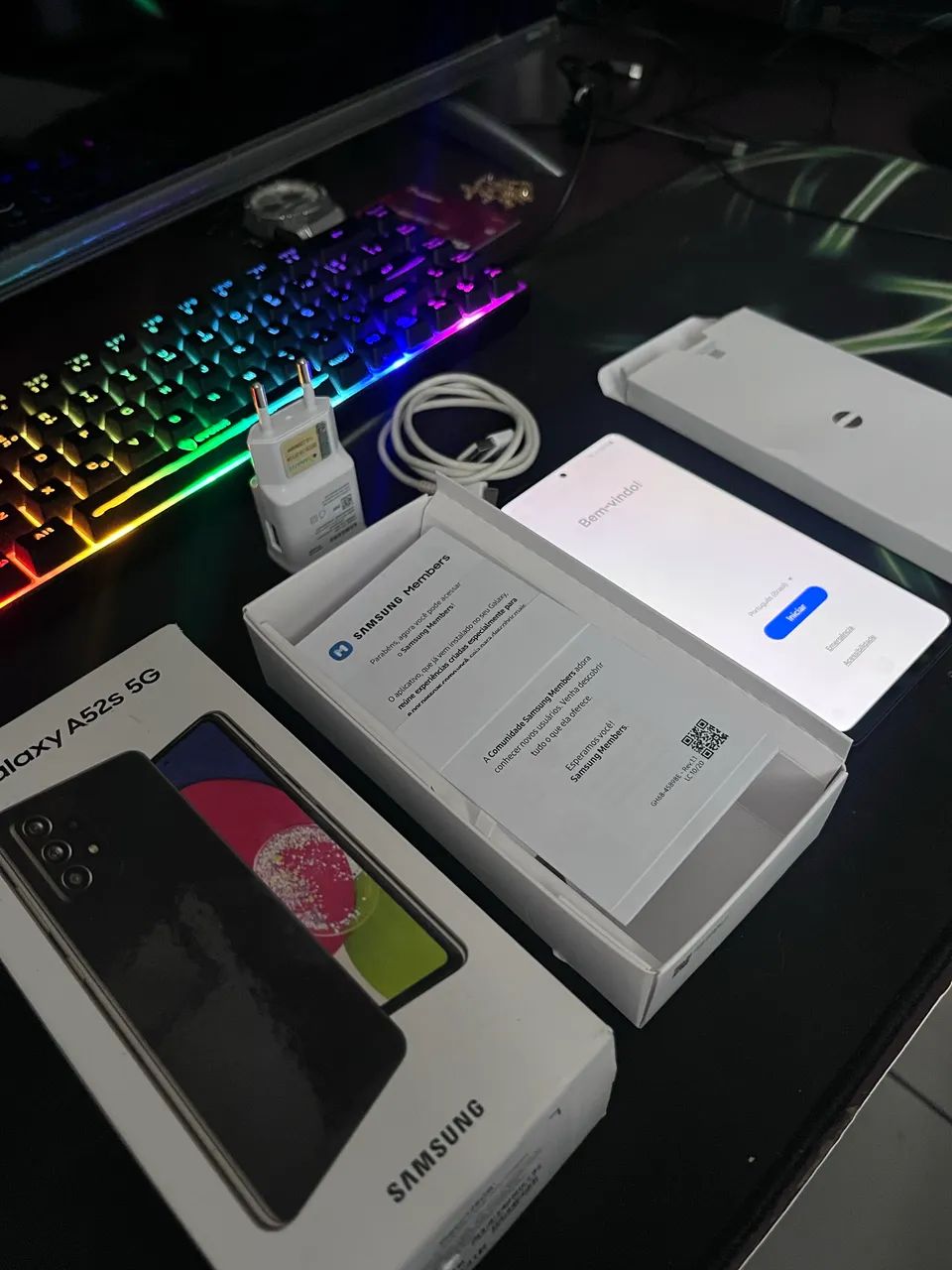 A52s 128GB, NFC, Rápido, parcelo e entrego. Consulte