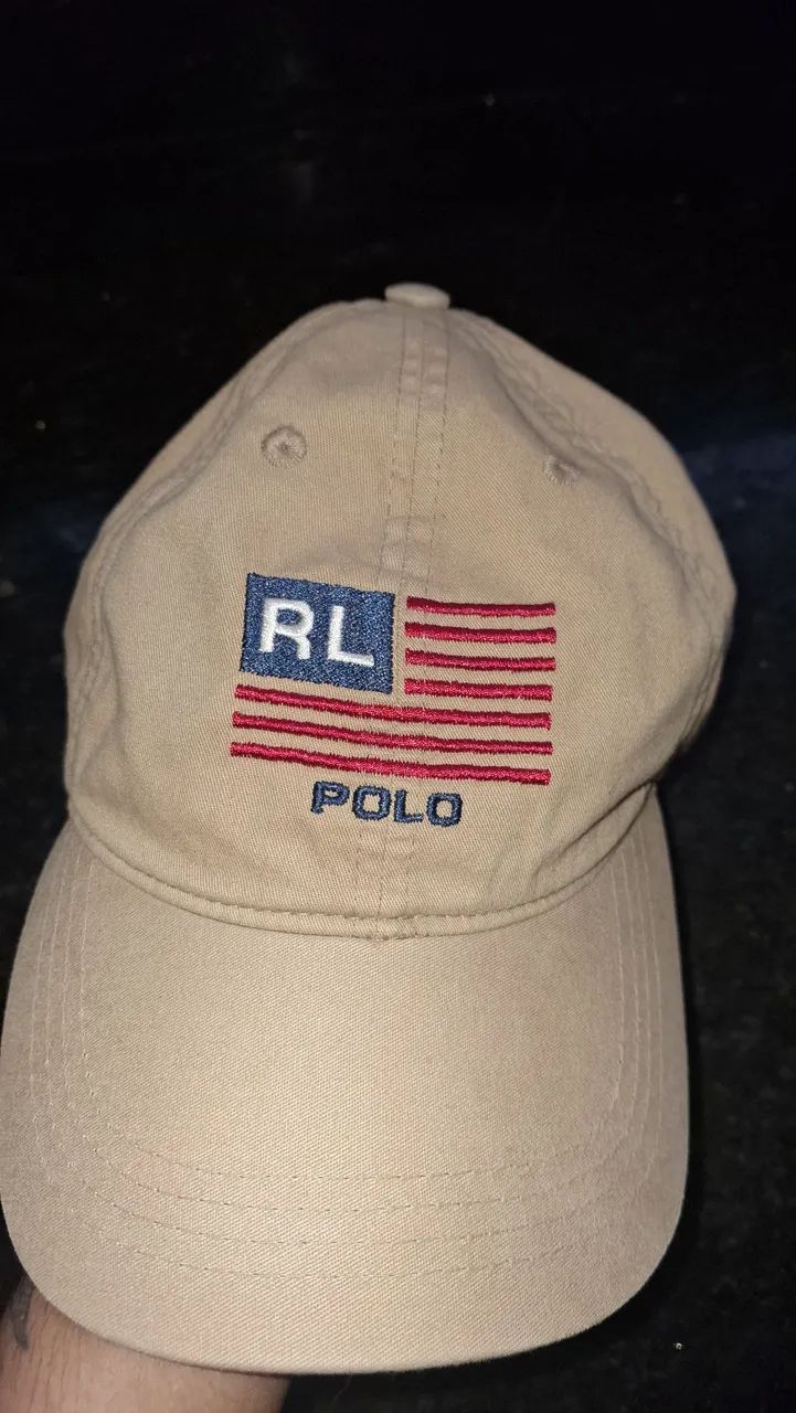 Boné Polo Ralph Lauren EUA Bege 1° Linha