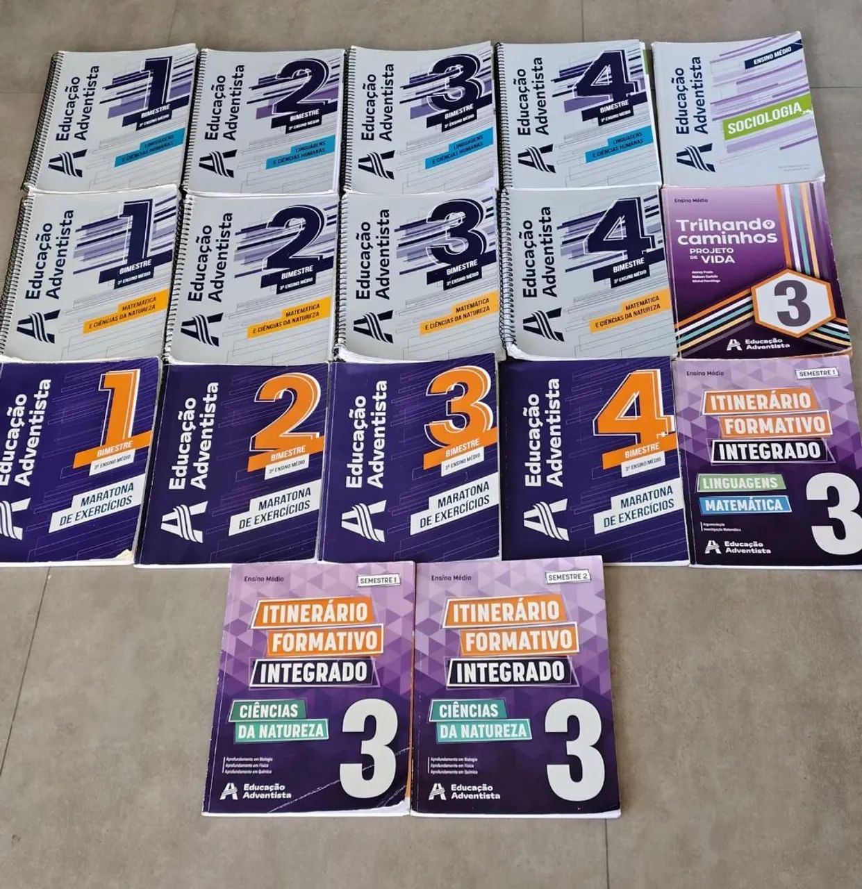 livros usados do terceiro ano do ensino médio do colégio adventista - Foto 4