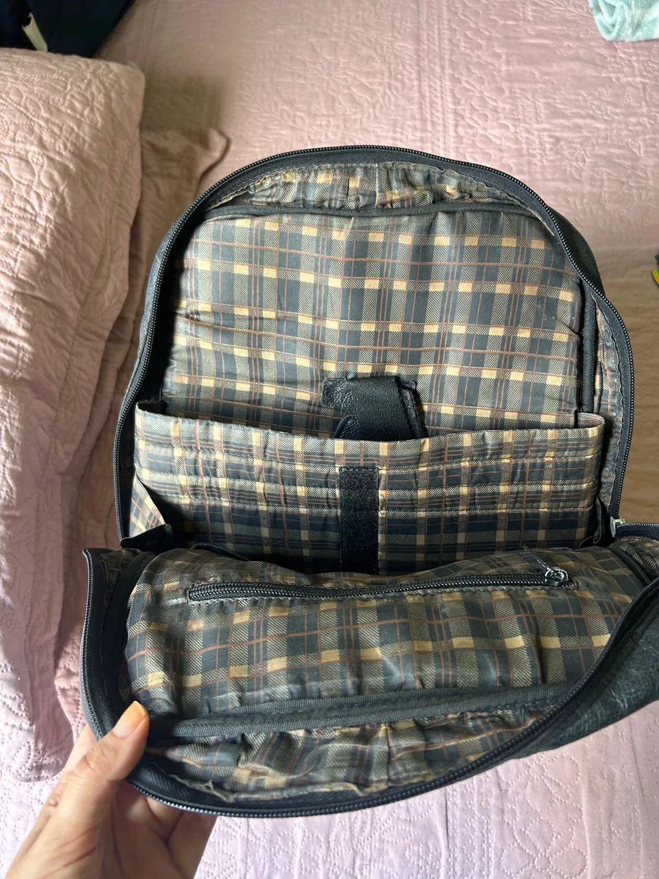 Mochila de couro executiva Charles  - Foto 4