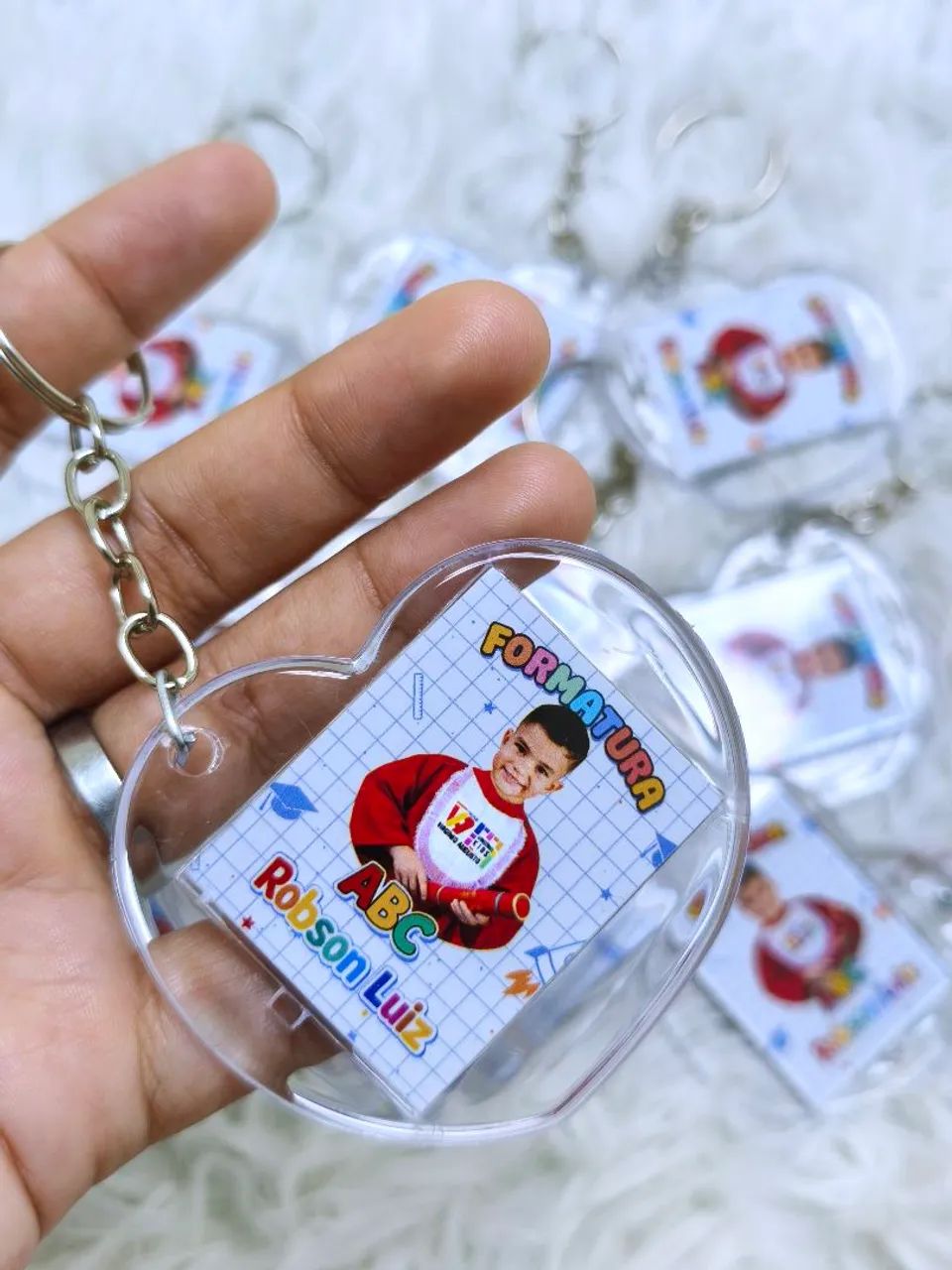 Chaveiro Personalizado em Acrílico - Tema ABC  - Foto 3