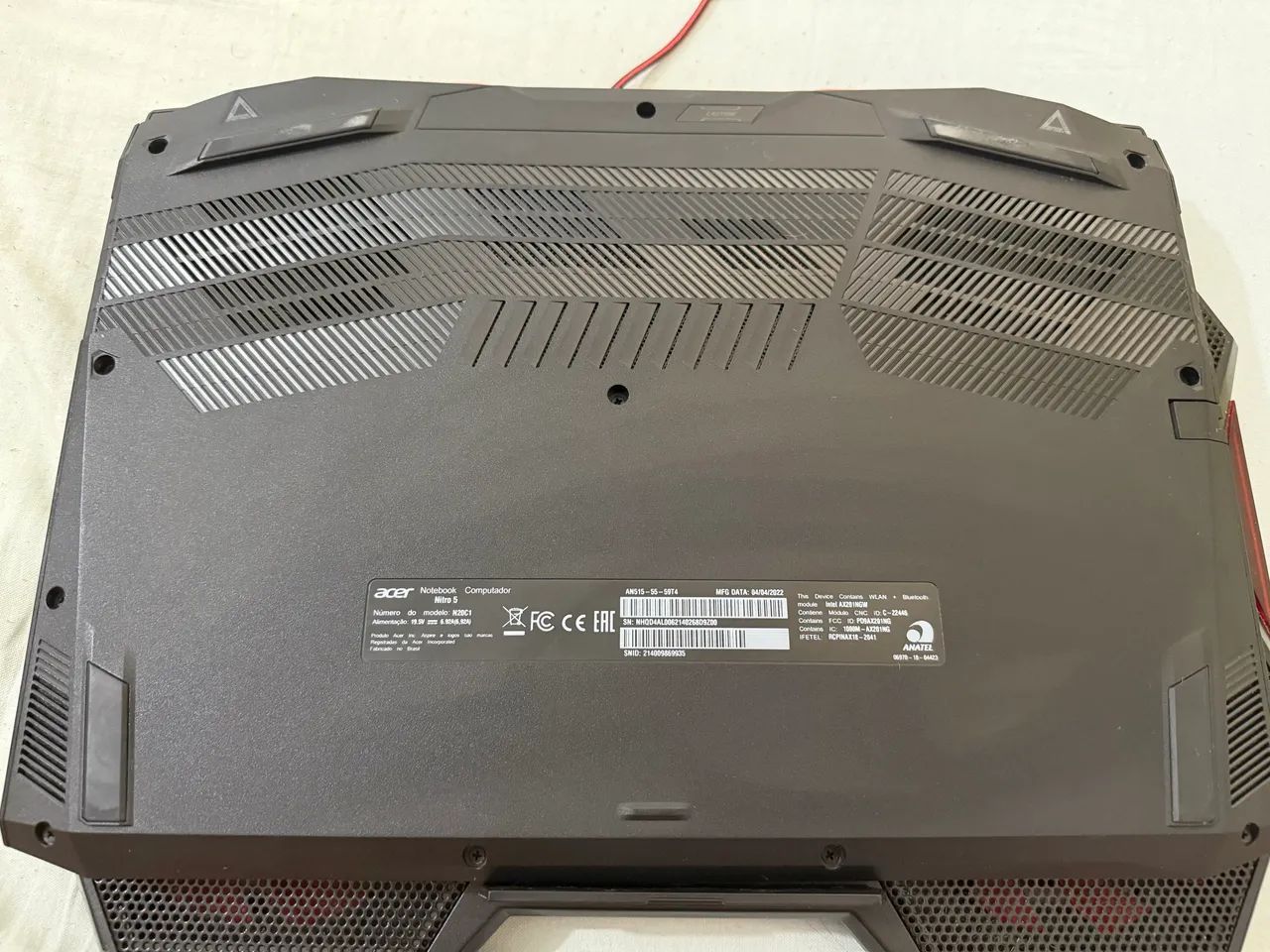 Notebook Acer Nitro 5 seminovo + base suporte - Foto 3