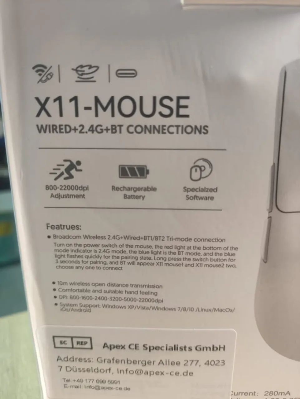 MOUSE X11 - PRECISÃO, CONFORTO E ESTILO PARA O SEU SETUP!  - Foto 3