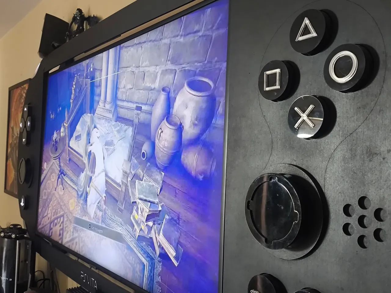 TV Samsung 50 polegadas 4K + painel gamer - Foto 3