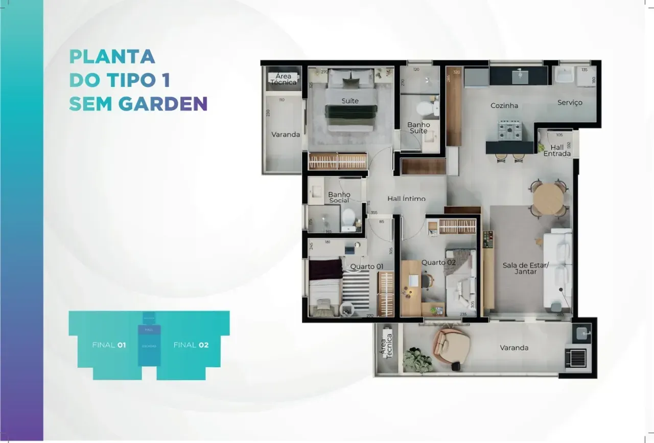 PLANTA 91m²