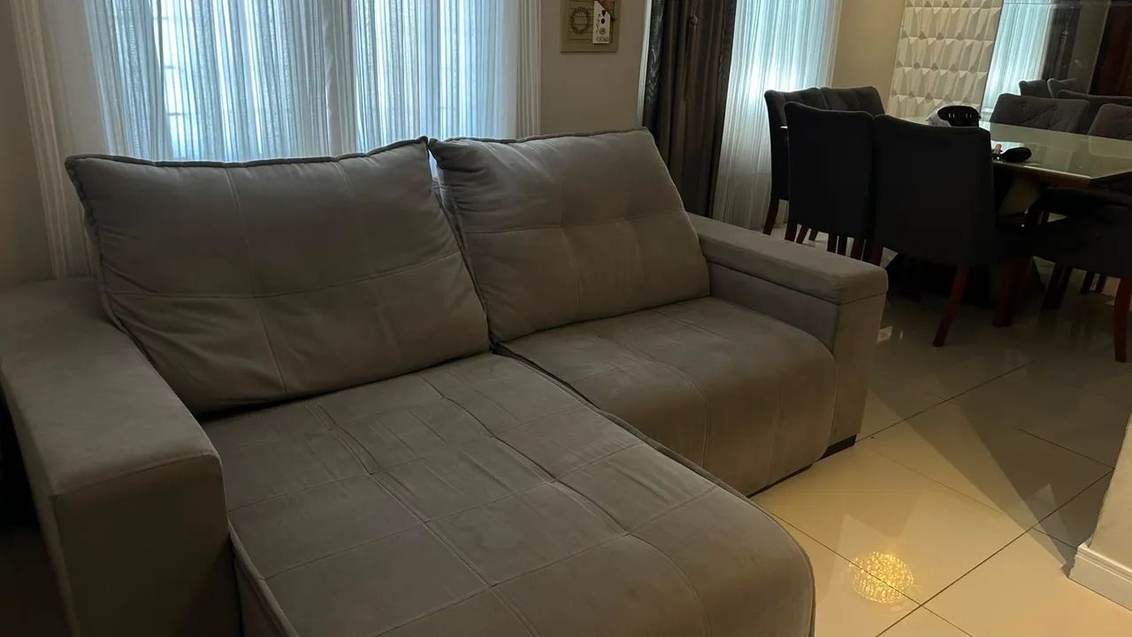 Sofá Retrátil e Reclinável de 2,40m - Foto 2