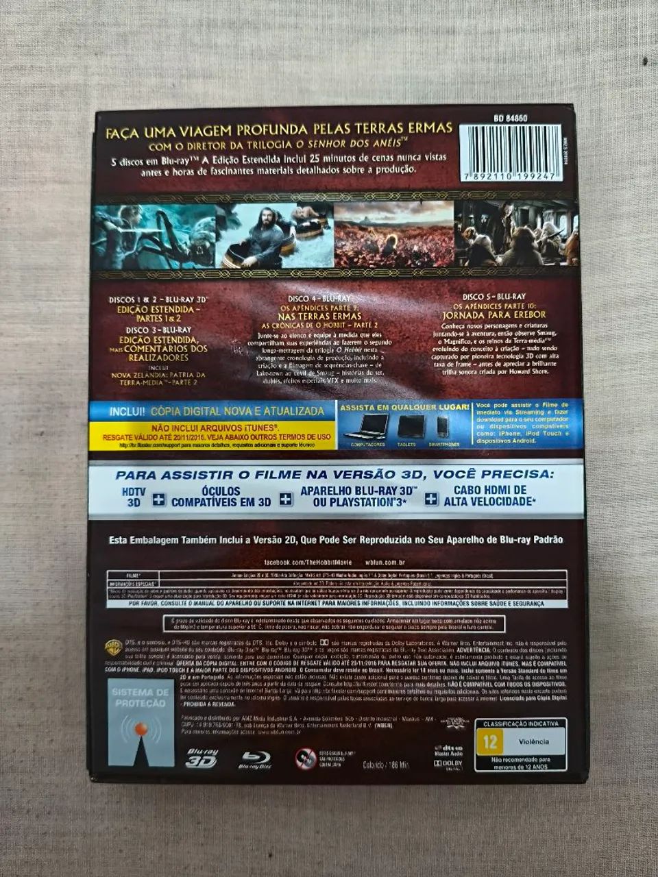 Box Blu-ray O Hobbit A Desolação de Smaug - Foto 2