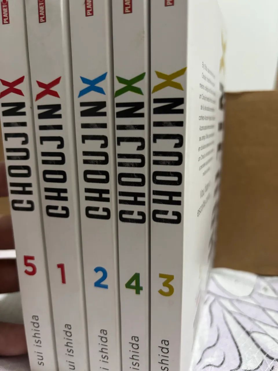 Manga Choujin X - Número 1 ao 5 - Hobbies e coleções - Vila João