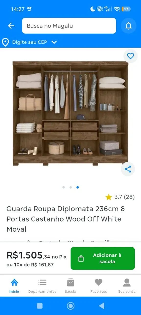 Guarda roupa 8 portas - Foto 2