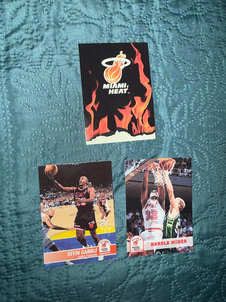 ? PACK MIAMI HEAT ? 3 CARTAS NBA DOS ANOS 90!