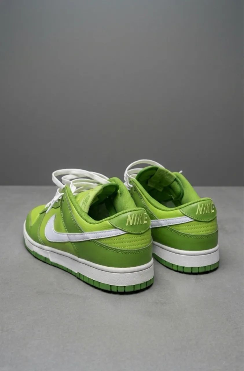 Nike Dunk Low Verde/Branco - Foto 3