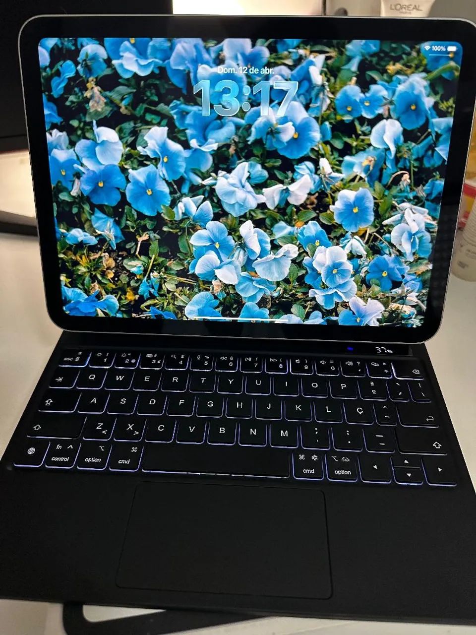 iPad 10ª com capa teclado 