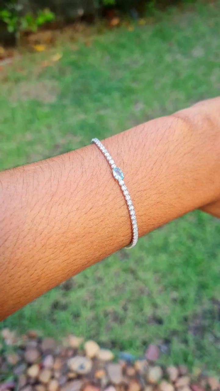 Pulseira Riviera Prata 925 c/ Ródio  - Foto 2