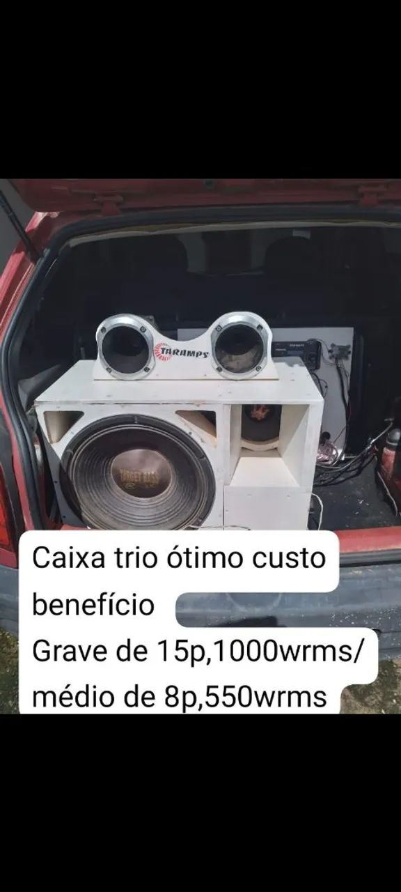 Caixa trio - Equipamentos e Acessórios de Som - Primavera
