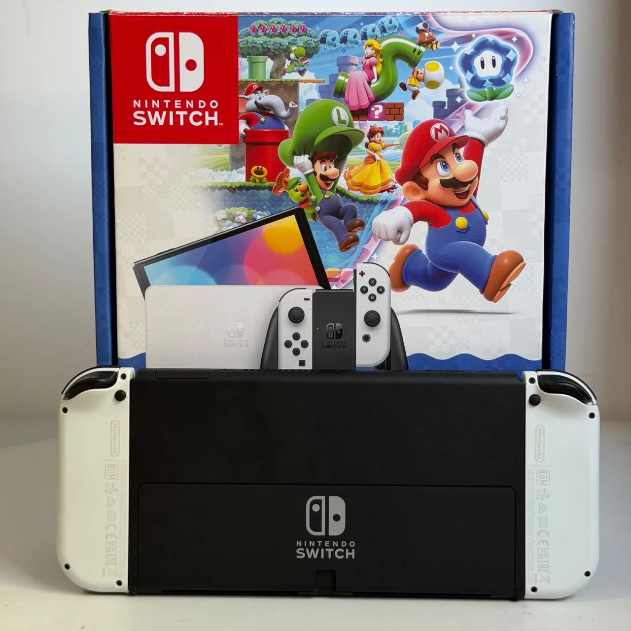 Nintendo Switch Oled Desbloqueado 256Gb Usado - Foto 5