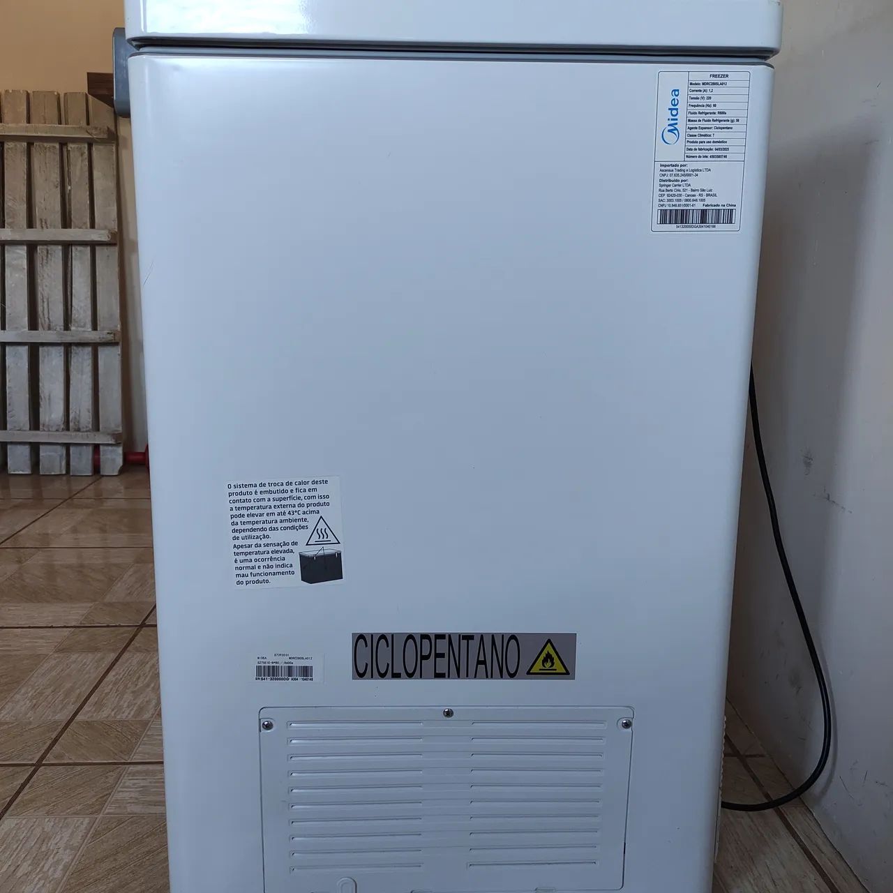Freezer horizontal Midea 200L - Foto 5
