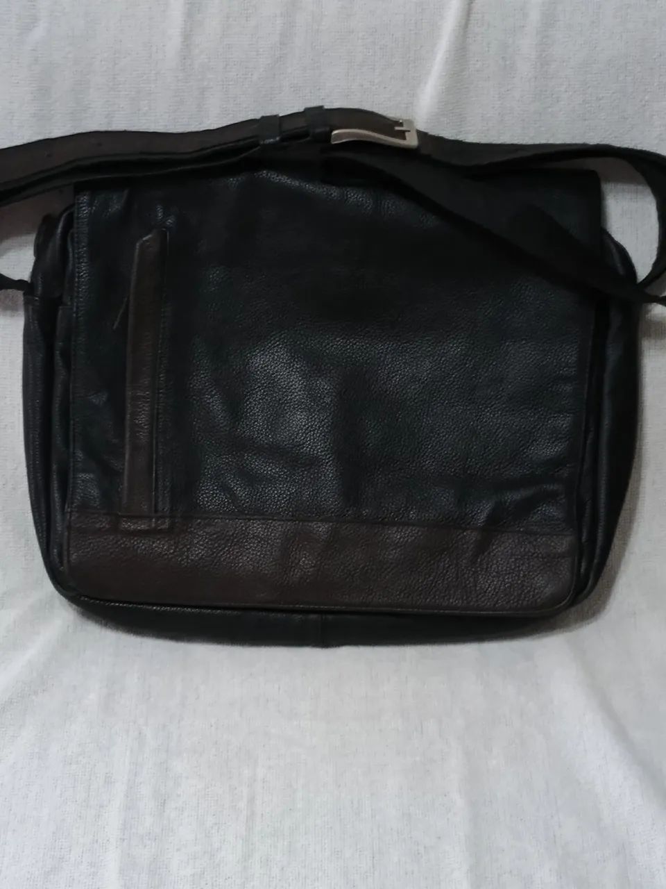Bolsa Carteiro Masculina Couro Legítimo 