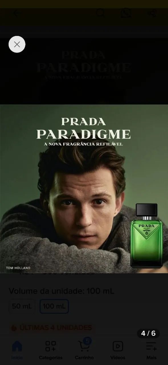 Prada Paradigme "96 ml" - Foto 2