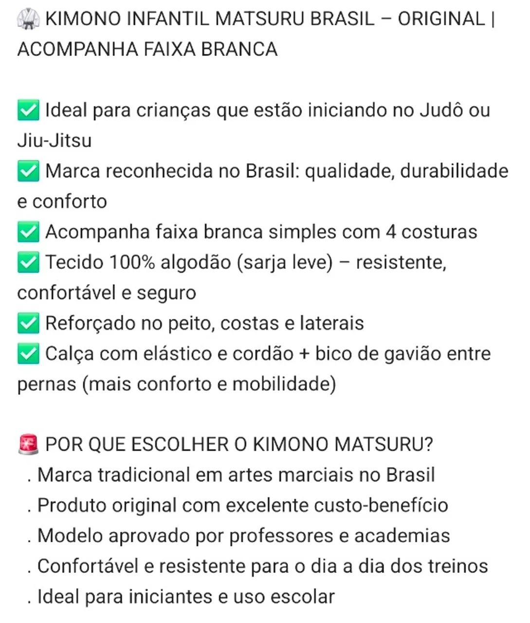Kimono M0/110 Novo - Foto 2