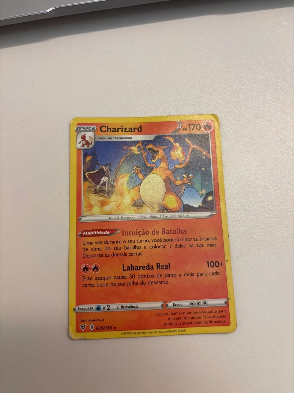 Carta Pokémon Charizard