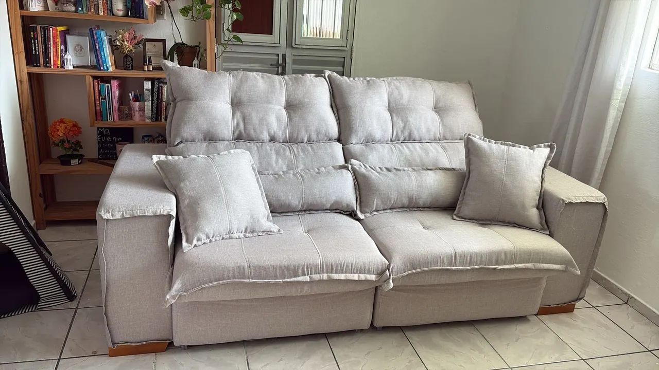 SOFA DE LINHO retrátil e reclinável - Foto 2