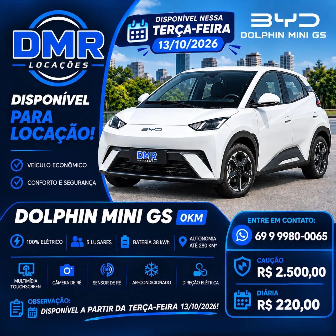 Aluguel de carro elétrico