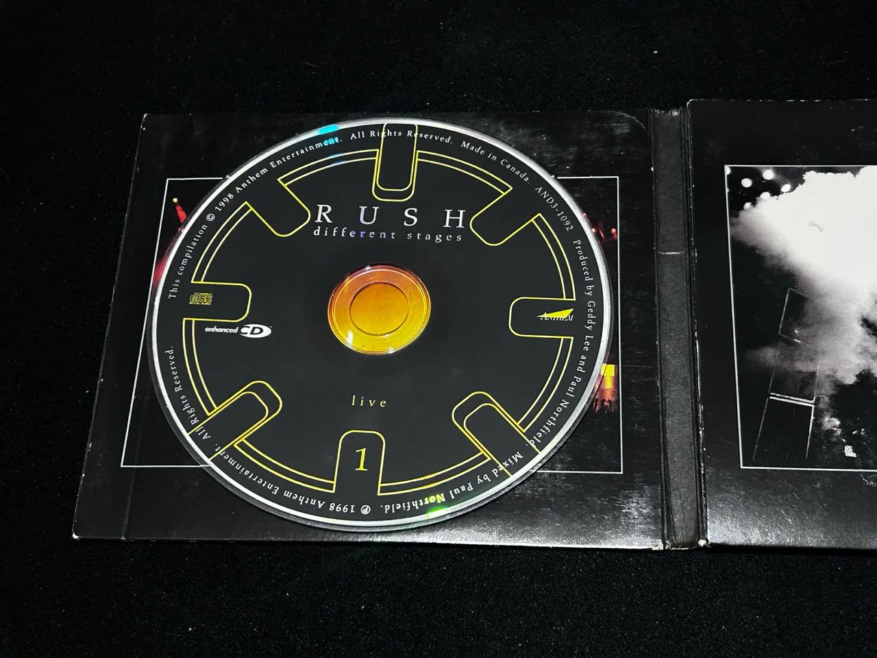 CD Rush - Different Stages Live (Importado Canadá) 1998 INCOMPLETO - Foto 4
