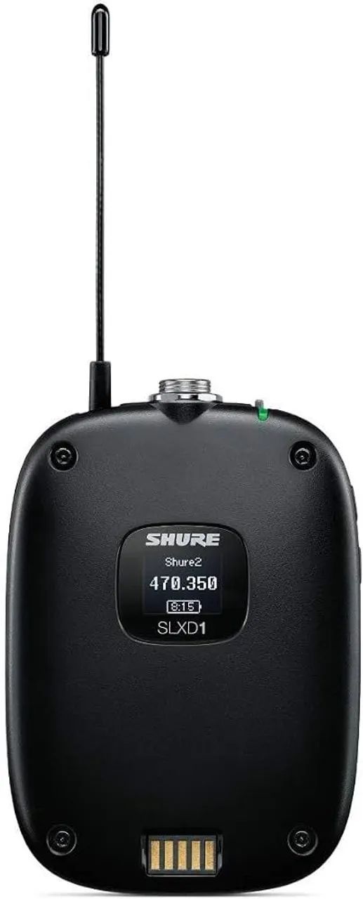 Bodypack Shure Original SLXD1 sem Fio Microfones 
