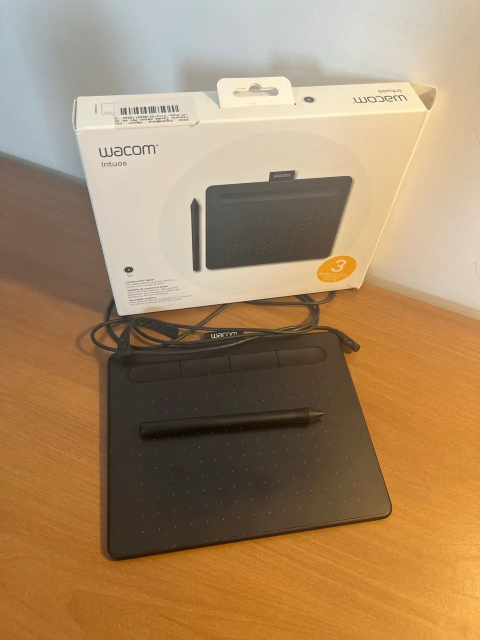 Mesa Digitalizadora Wacom Intuos CTL4100 - Com caneta Wacom Pen 4K - Foto 3