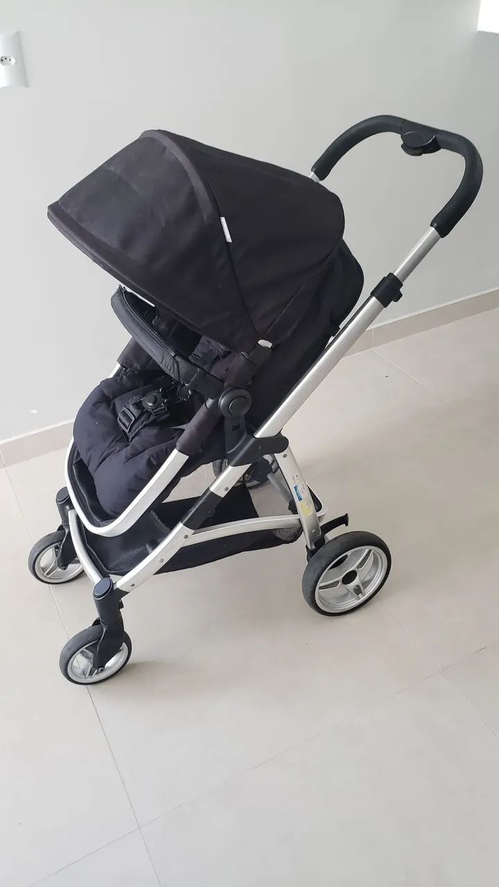 Carrinho Moisés bebê conforto base - Foto 3