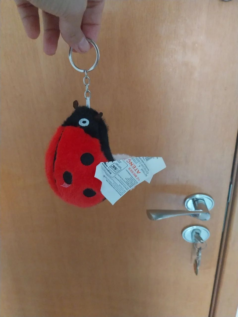 Bracete e chaveiro pelucia joaninha - Foto 2