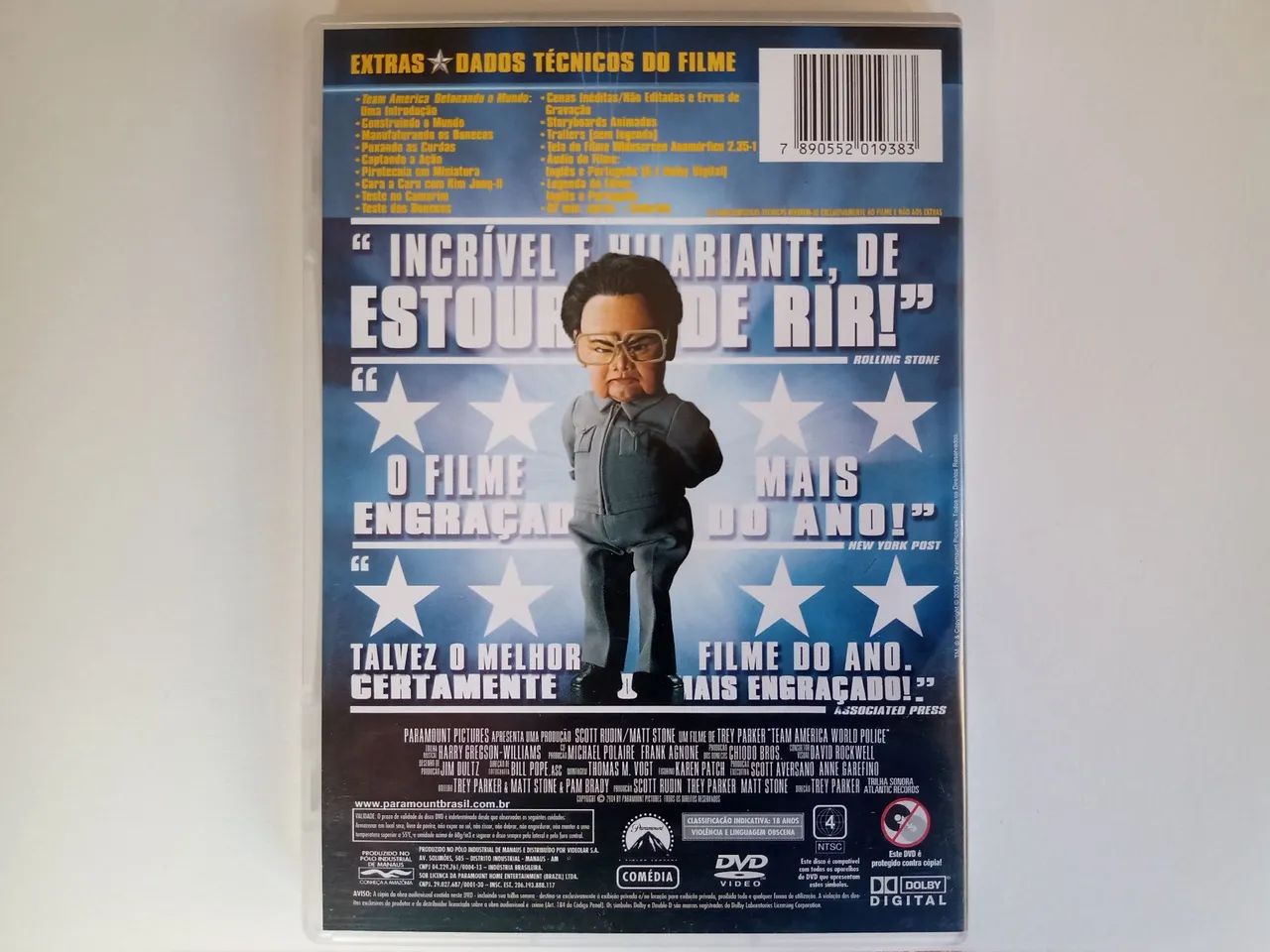 DVD "Team America" (100% original) - Trey Parker e Matt Stone<br> - Foto 2