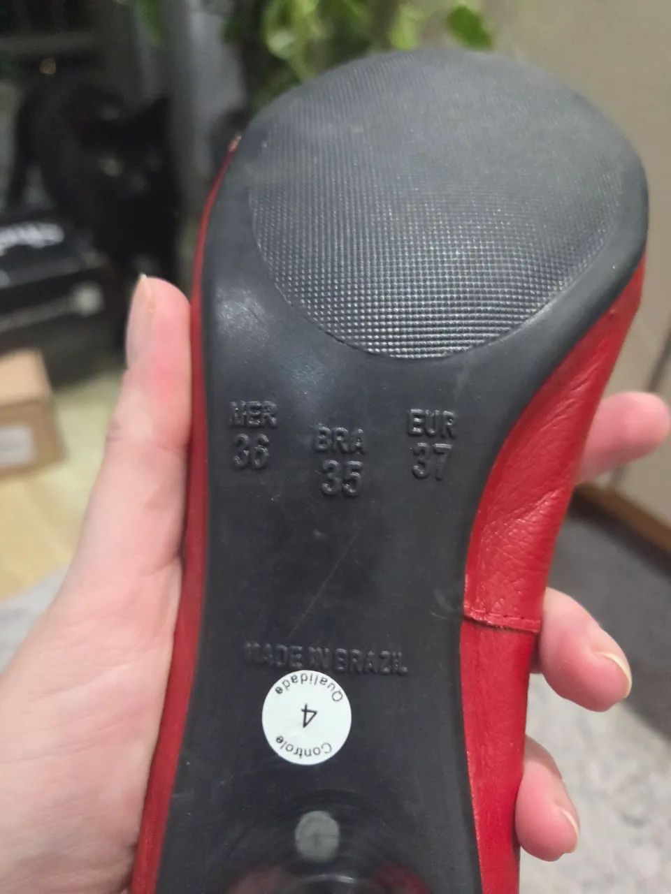 Peep Toe, couro Novo - Foto 3