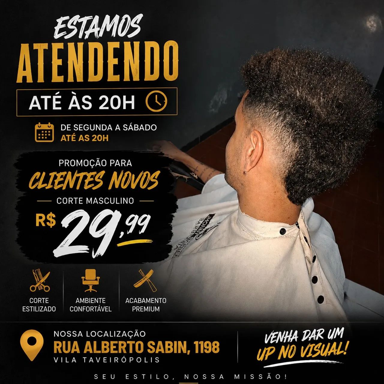 Venha dar um trato no visual