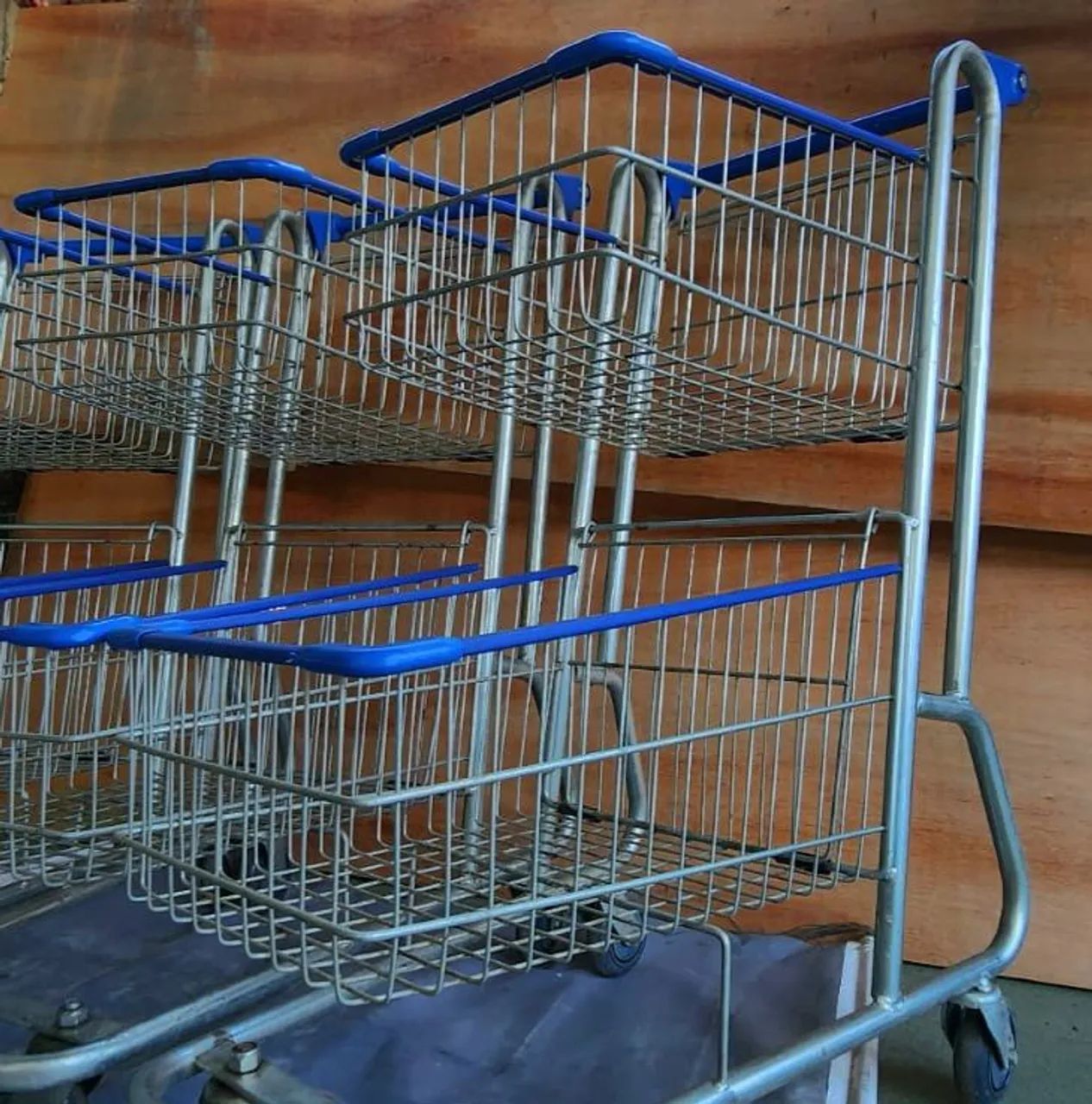 Carrinho de Compras Premium Duplo 90L  - Foto 3