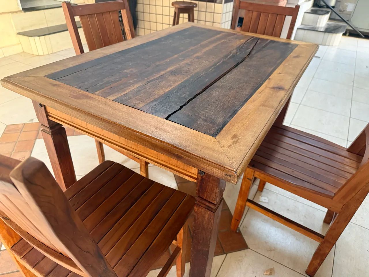 MESA MADEIRA MAÇIÇA - Foto 4