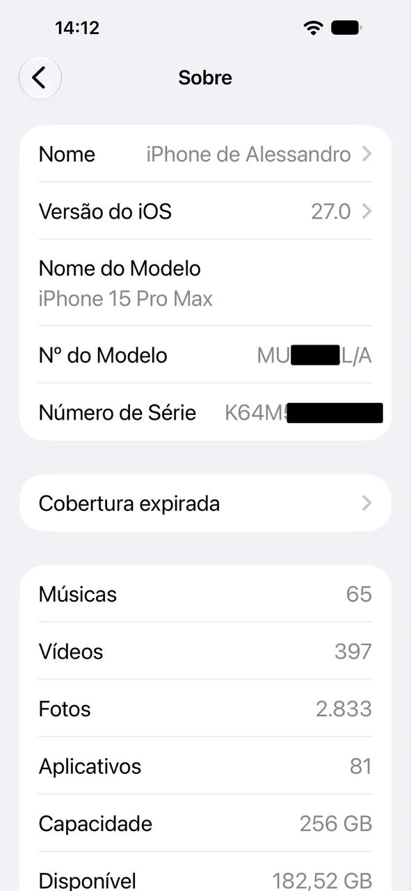 Iphone 15 Pro Max Cor Branco, 256 gigas  - Foto 4