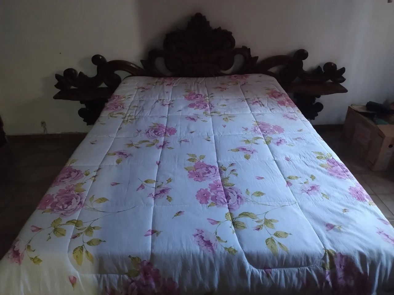 Cama Casal de Madeira trabalhada  - Foto 4