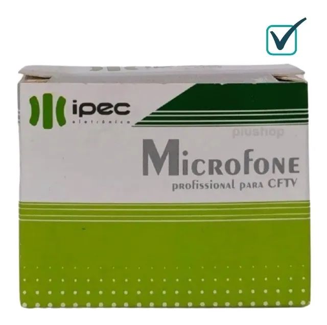 Microfone para dvr cftv com alcance de som de 30 metros Novo - Foto 3