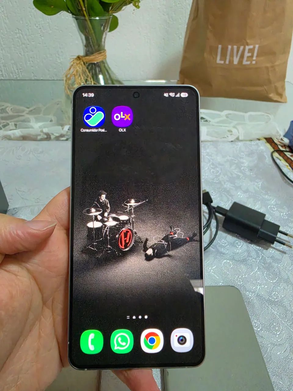 Galaxy S25 Edge PRATA 512gb 12gb ram PERFEITO ESTADO - Foto 4